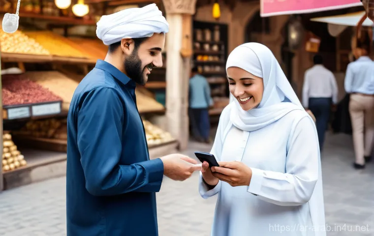 아랍어권에서의 핫한 IT 기업 - **E-commerce in a Modern Arab Home: Seamless Shopping Experience**
A young Arab woman in her lat... 아랍어권에서의 핫한 IT 기업 - **E-commerce in a Modern Arab Home: Seamless Shopping Experience**
A young Arab woman in her lat...