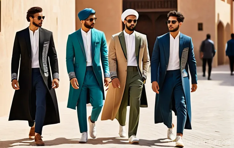 아랍어권에서의 전통 의상 - **Prompt:** "A close-up, intimate portrayal of a skilled elderly Arab artisan's hands, meticulously ... 아랍어권에서의 전통 의상 - **Prompt:** "A close-up, intimate portrayal of a skilled elderly Arab artisan's hands, meticulously ...